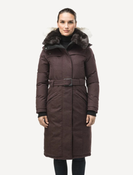 Пуховое пальто She-ra Heather (Женский; XL; burgundy)